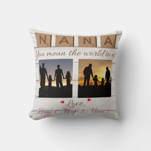 ナナお前は世界を意味する クッション (正面)