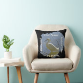 ナナが世界で美しい白鷺を誕生 クッション (椅子)