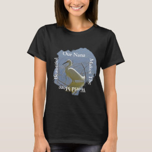 ナナが世界で美しい白鷺を誕生 Tシャツ