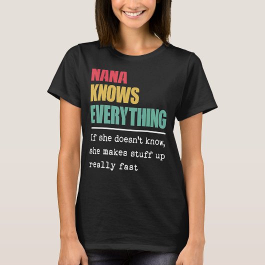 ナナが世界の誇りを持った大物を素晴らし知る Tシャツ (正面)