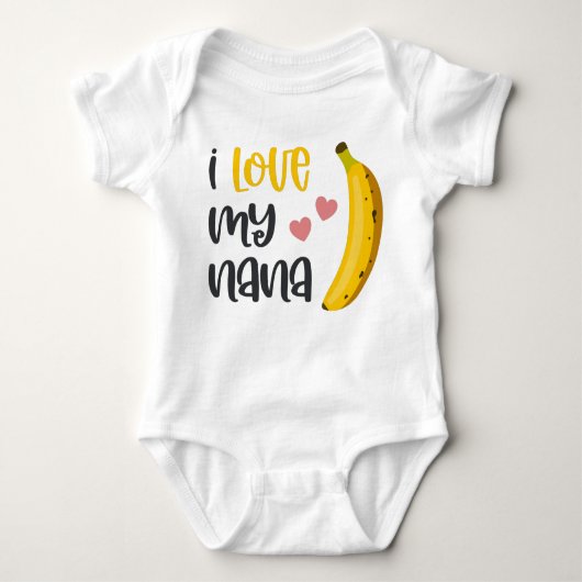 ナナが大好き ベビーボディスーツ (正面)