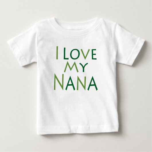 ナナが大好き ベビーTシャツ (正面)