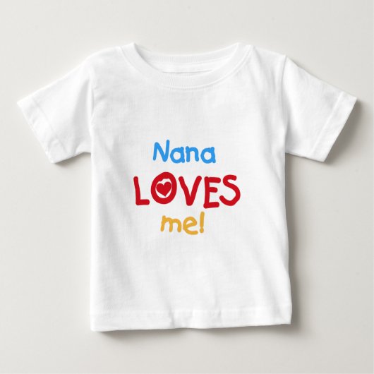 ナナが好き ベビーTシャツ (正面)
