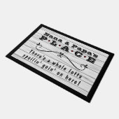 ナナとパパの場所全体ロッタスポイリン素朴』 ドアマット (アングル)