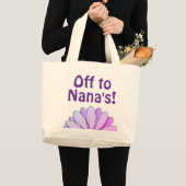 ナナに行け!トートバッグ ラージトートバッグ (正面(商品))
