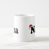 ナナのクリスマスのサンタの帽子 コーヒーマグカップ (中央)