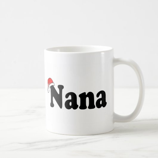 ナナのクリスマスのサンタの帽子 コーヒーマグカップ (右)