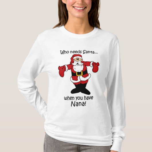 ナナのクリスマスのTシャツ Tシャツ (正面)