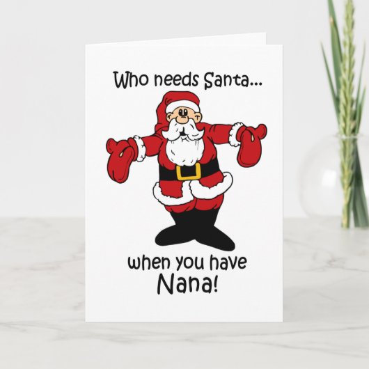 ナナのクリスマスカード シーズンカード (正面)