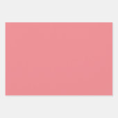 ナナのハート(ピンクと黄色) ラッピングペーパーシート (正面2)