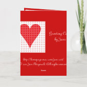 ナナのバレンタイン シーズンカード (裏面)