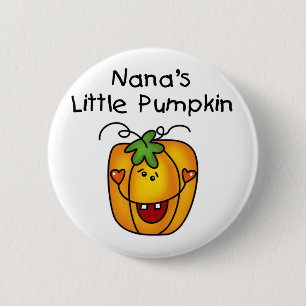 ナナのパンプキンハロウィーンTシャツとギフト 缶バッジ