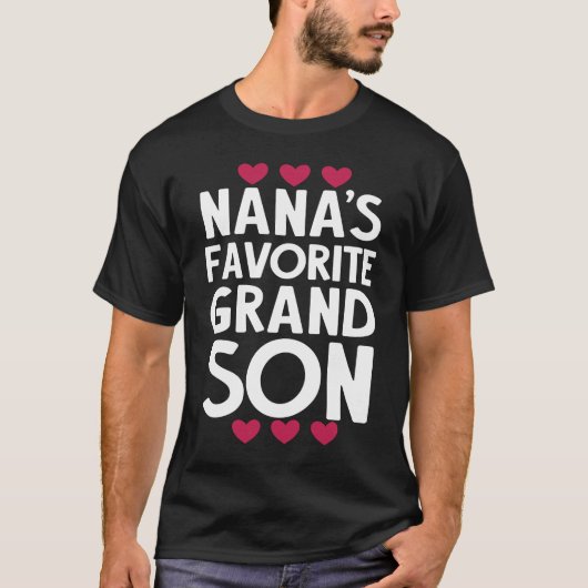 ナナの孫お気に入りの男の子の男の子おもしろい男 Tシャツ (正面)