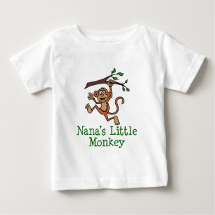 ナナの小さい猿 ベビーTシャツ