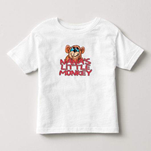 ナナの小さなサル トドラーTシャツ (正面)