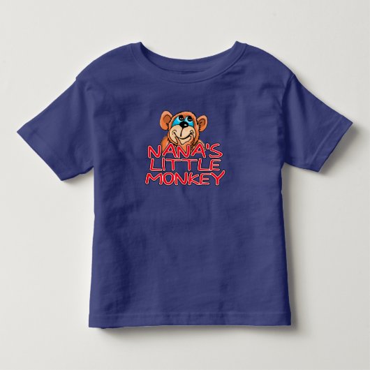 ナナの小さなサル トドラーTシャツ (正面)