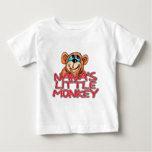 ナナの小さなサル ベビーTシャツ