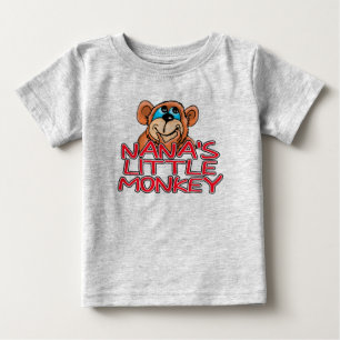 ナナの小さなサル ベビーTシャツ