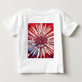ナナの小さな爆竹!USA 250 花火 ベビーTシャツ (裏面)