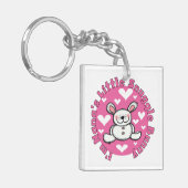 ナナの少し抱擁のバニー キーホルダー (正面左)