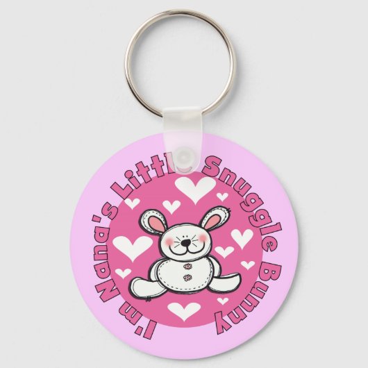 ナナの少し抱擁のバニー キーホルダー (正面)