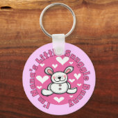 ナナの少し抱擁のバニー キーホルダー (正面)