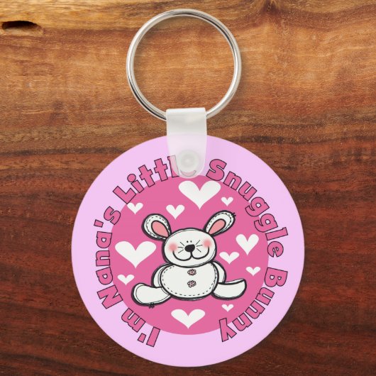 ナナの少し抱擁のバニー キーホルダー (正面)