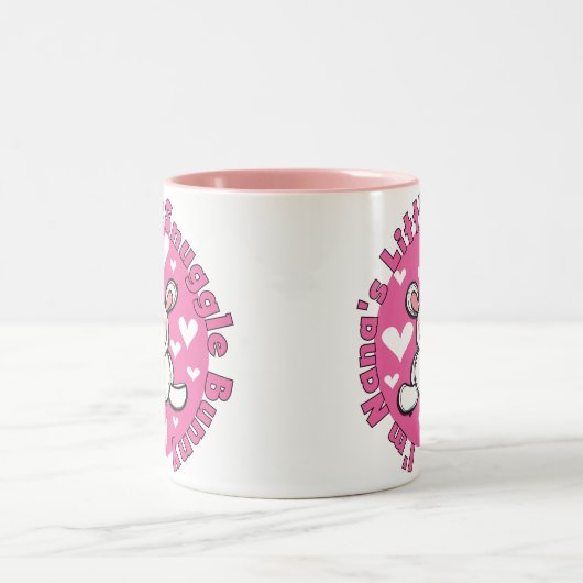 ナナの少し抱擁のバニー ツートーンマグカップ (中央)