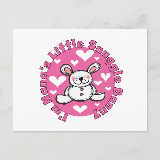 ナナの少し抱擁のバニー ポストカード (正面)