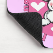 ナナの少し抱擁のバニー マウスパッド (コーナー)