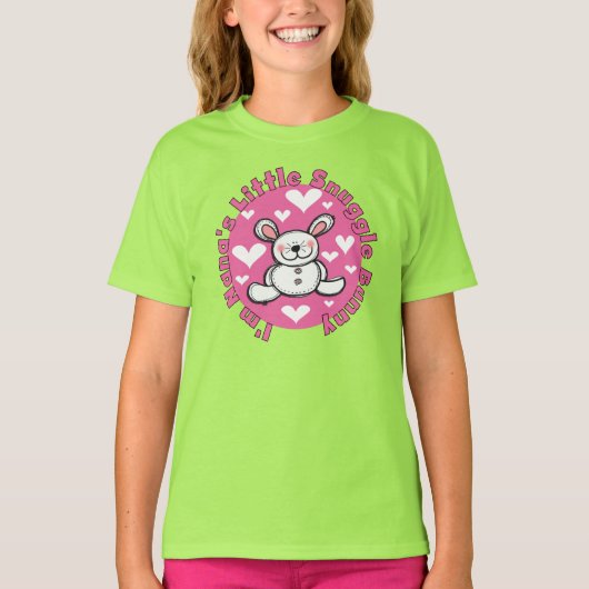 ナナの少し抱擁のバニー Tシャツ (正面)