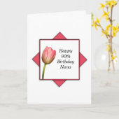 ナナの第90誕生日 カード (黄色い花)