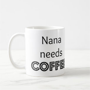 ナナはコーヒーが必要だ コーヒーマグカップ