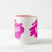 ナナはピンクが大好き ツートーンマグカップ (中央)