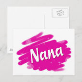 ナナはピンクが大好き ポストカード (正面/裏面)