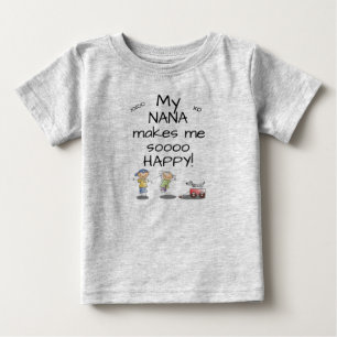 ナナは私にSoooを幸せなベビーのTシャツ作ります ベビーTシャツ