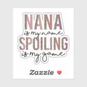 ナナは私の名前を台無しにされている私のゲームは、おばあちゃんのギフト シール (シート)