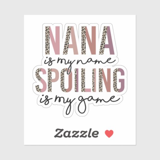 ナナは私の名前を台無しにされている私のゲームは、おばあちゃんのギフト シール (シート)
