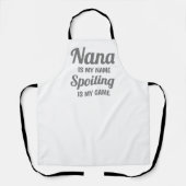 ナナは私の名前を台無しにする私のゲーム装飾用クッション エプロン (正面)