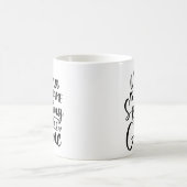 ナナは私の名前を汚すのが私のゲームです コーヒーマグカップ (中央)