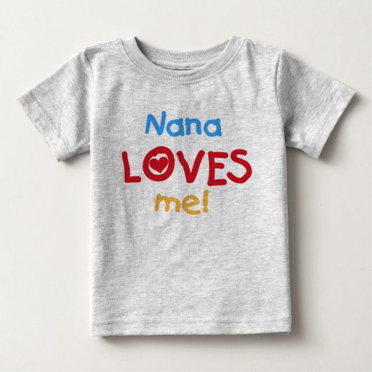 ナナは私を愛している ベビーTシャツ (正面)