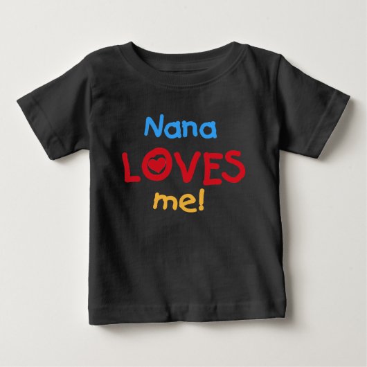 ナナは私を愛している ベビーTシャツ (正面)