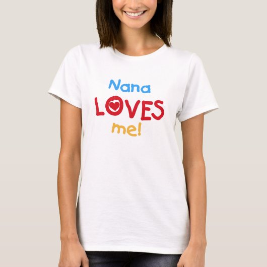 ナナは私を愛している Tシャツ (正面)