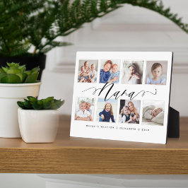 ナナへの贈り物 |孫の写真コラージュ フォトプラーク