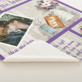 ナナウィラブユーの写真フローラ |木目スクリプト文字  シェルパブランケット (3/4)