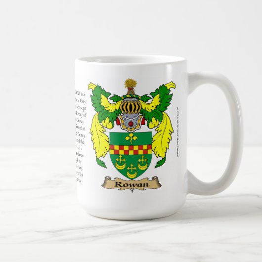 ナナカマド、起源、意味および頂上 コーヒーマグカップ (右)