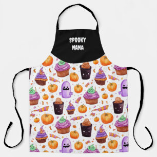 ナナカラフルのハロウィン治療パターンエプロン エプロン