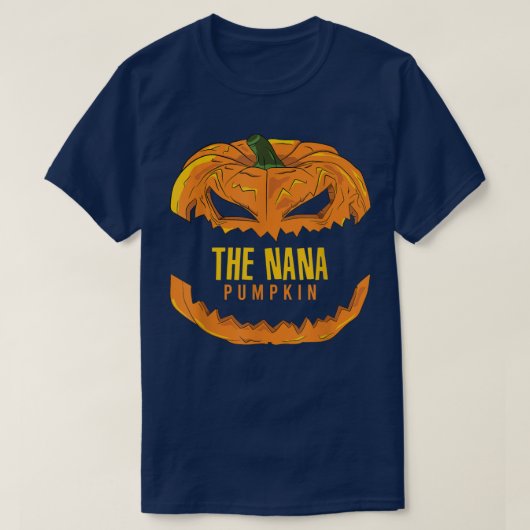 ナナカンプキンマッチングファミリーグループハローウィンパーティ Tシャツ (デザイン正面)