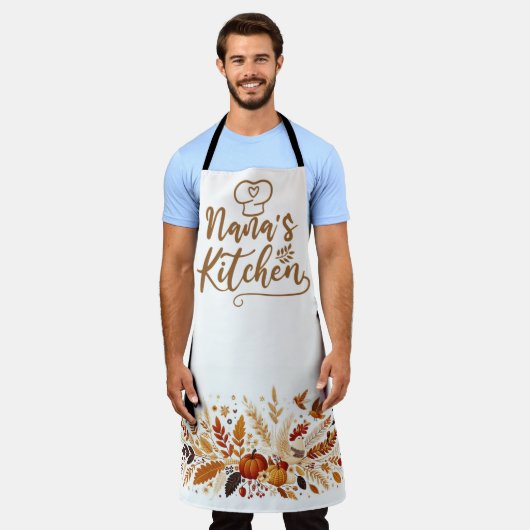 ナナキッチン エプロン (着用した状態)