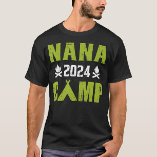 ナナキャンプ2024ファミリーバケーションサマーキャンピングクルー Tシャツ